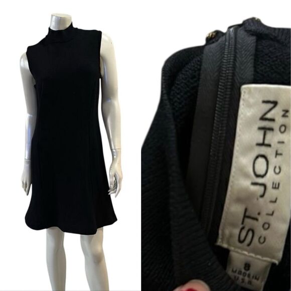 ST.JOHN DRESS SIZE 8 - Picture 1 of 11